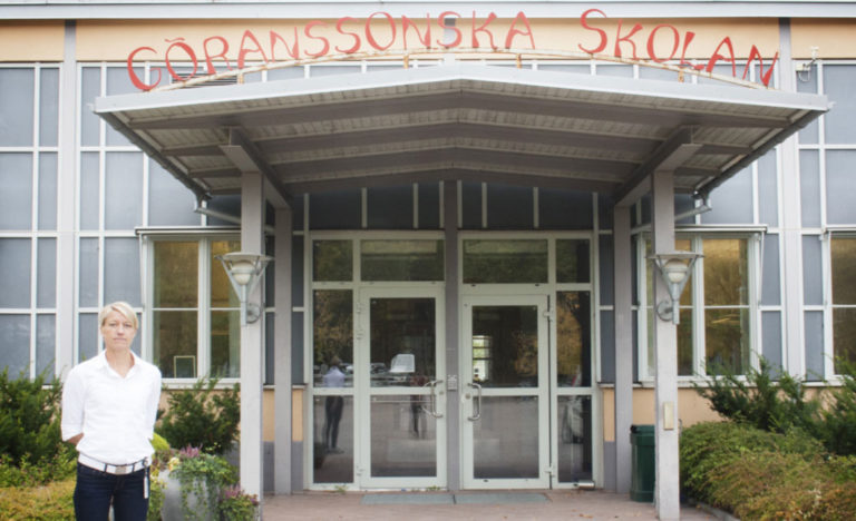 Sara Stengård, rektor för Göranssonska skolan.