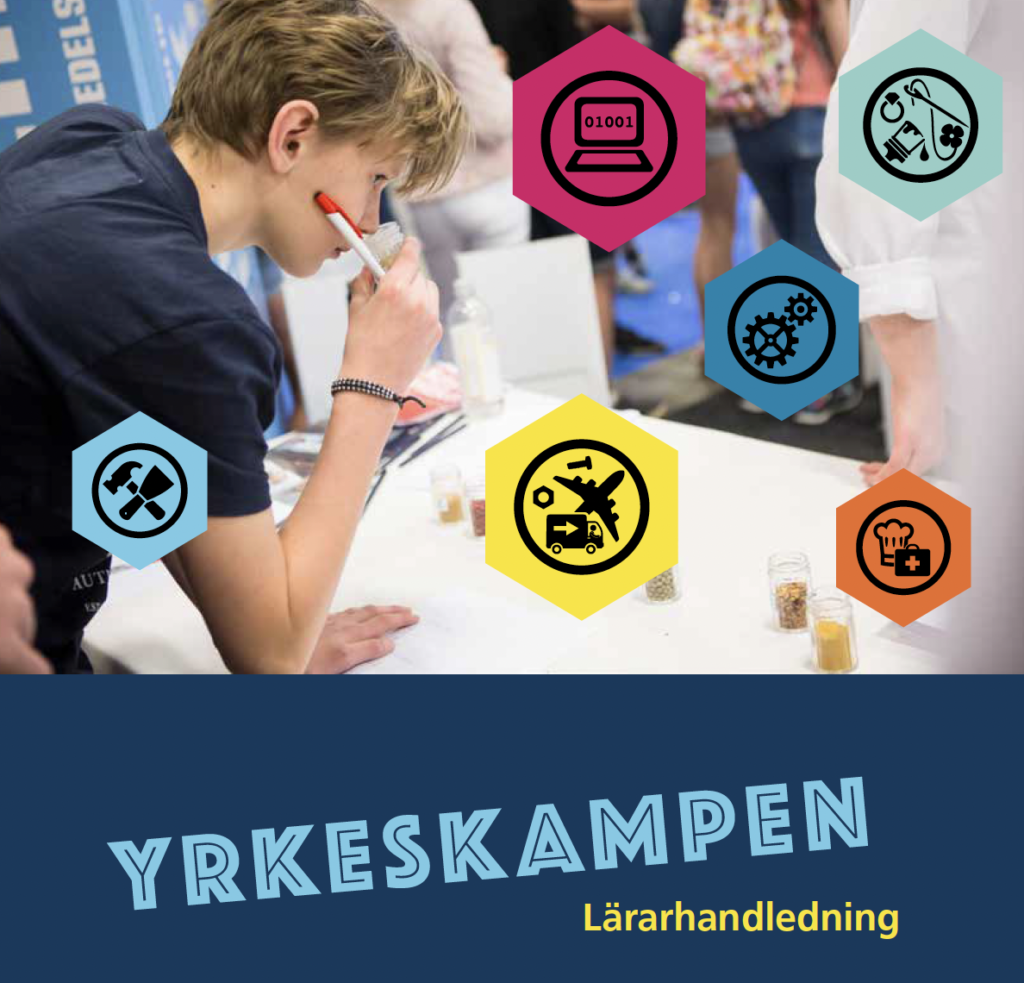 Framsida på Yrkeskampens lärarhandledning