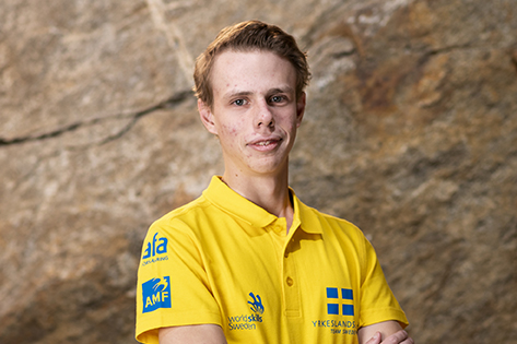 Yrkesutbildningsambassadör David Larsson inför tävling