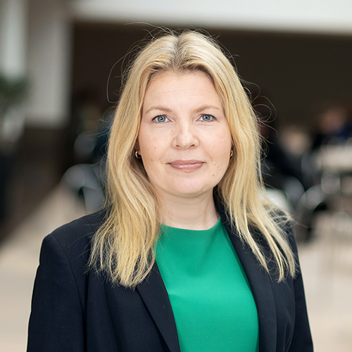 Elin Kebert som är med i WorldSkills Swedens styrelse