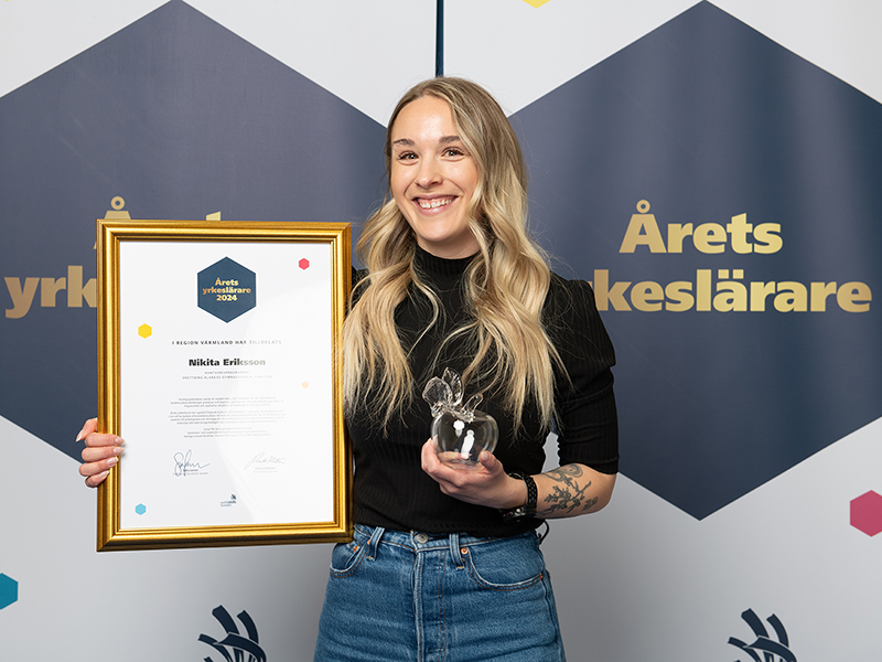 Årets yrkeslärare 2024 med sina priser