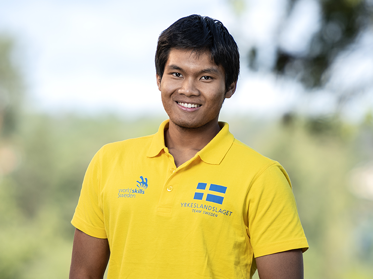 Porträtt på Art Arbsuwan, tävlande i Yrkeslandslaget 2018