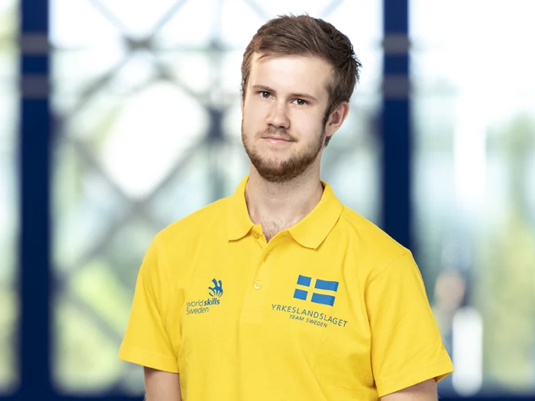 Porträtt på David Sohl, tävlande i Yrkeslandslaget 2018