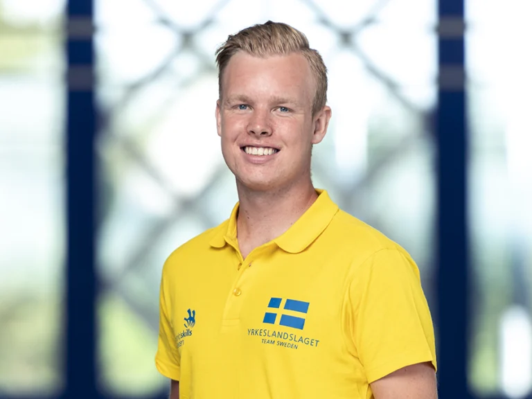 Porträtt på Markus Magnusson, tävlande i Yrkeslandslaget 2018