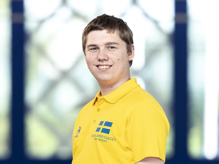 Porträtt på Martin Lindelöw, tävlande i Yrkeslandslaget 2018