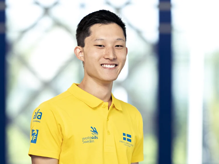 Porträtt på Niklas Ekelöw, tävlande i Yrkeslandslaget 2018