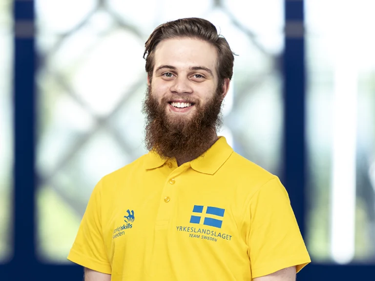 Porträtt på Theo Zemack, tävlande i Yrkeslandslaget 2018