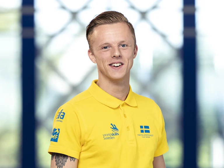 Porträtt på Viktor Thulin, tävlande i Yrkeslandslaget 2018